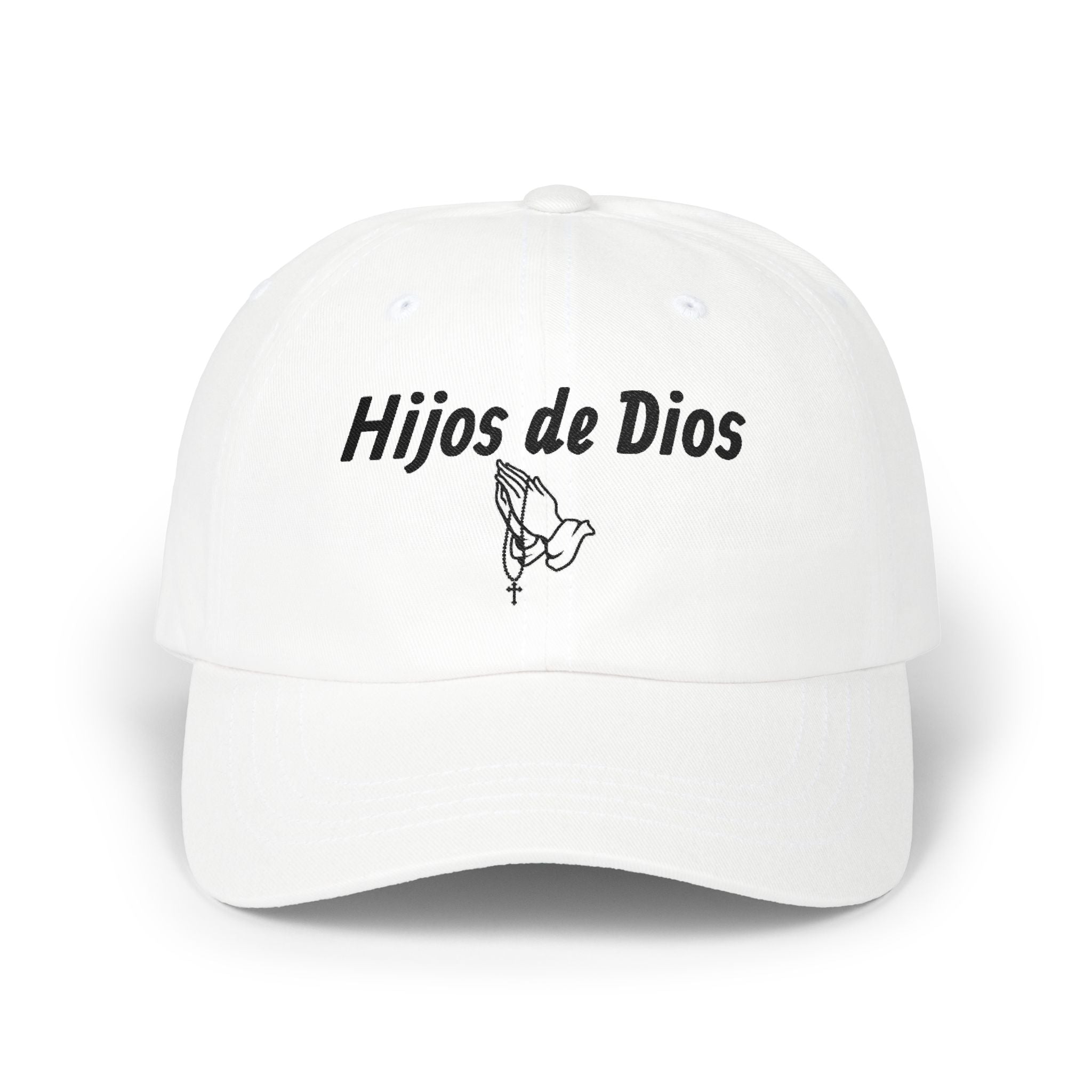 Hijos de Dios Dad Cap – Praying Hands Baseball Hat | Faith-Inspired Casual Hat