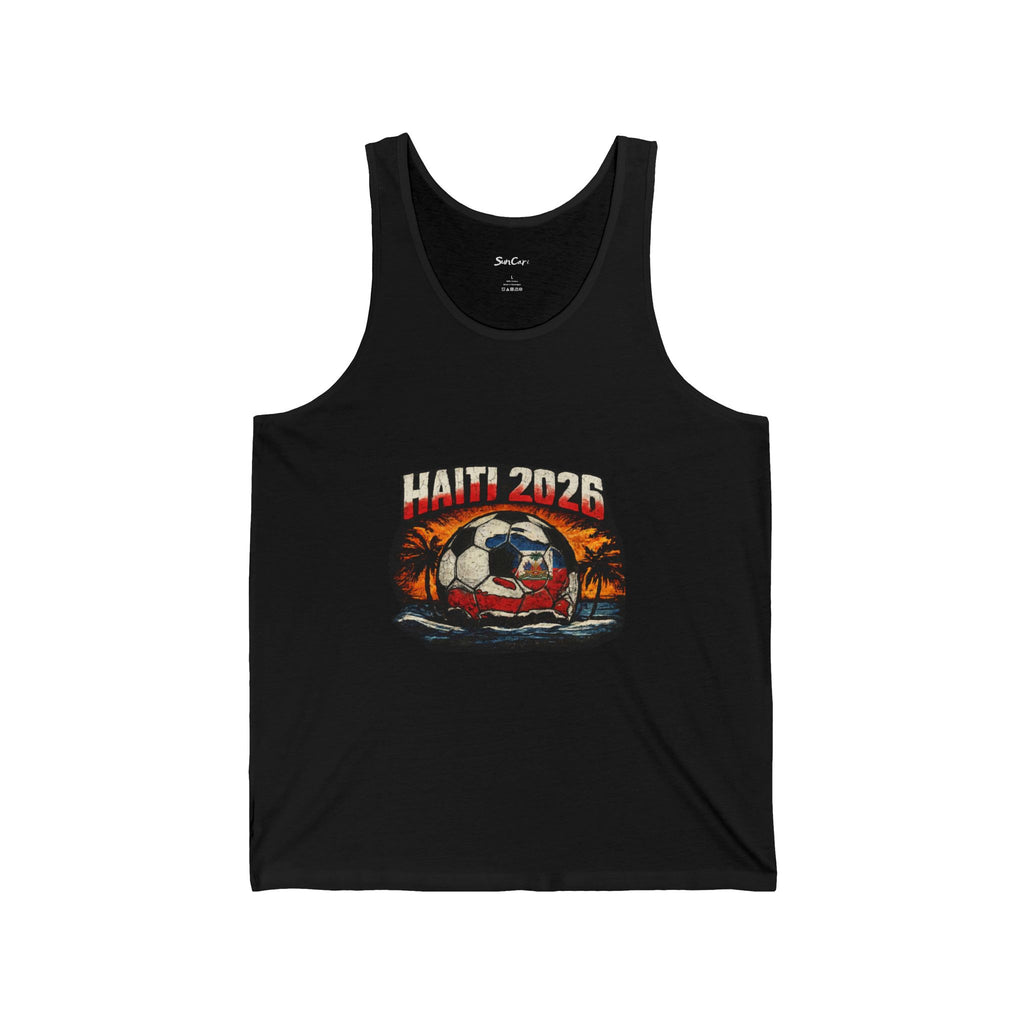 Haiti 2026 Soccer Sunset Tank Top