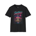 Santiago Retro Vaporwave T-Shirt — Neon Cityscape Tee