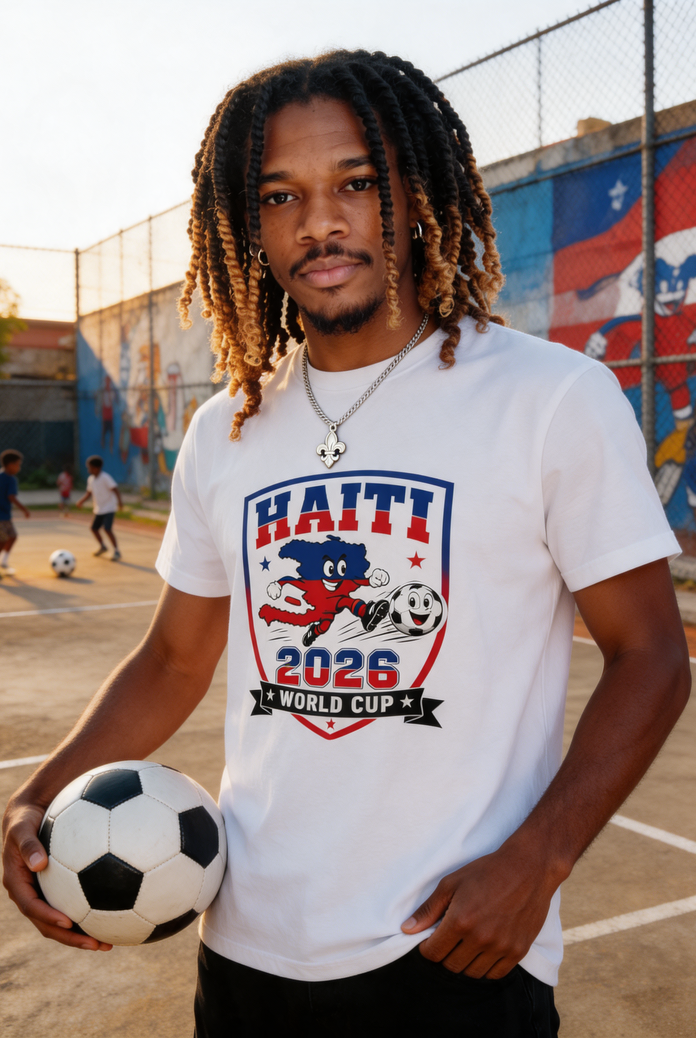 Haiti 2026 World Cup Cartoon Tee