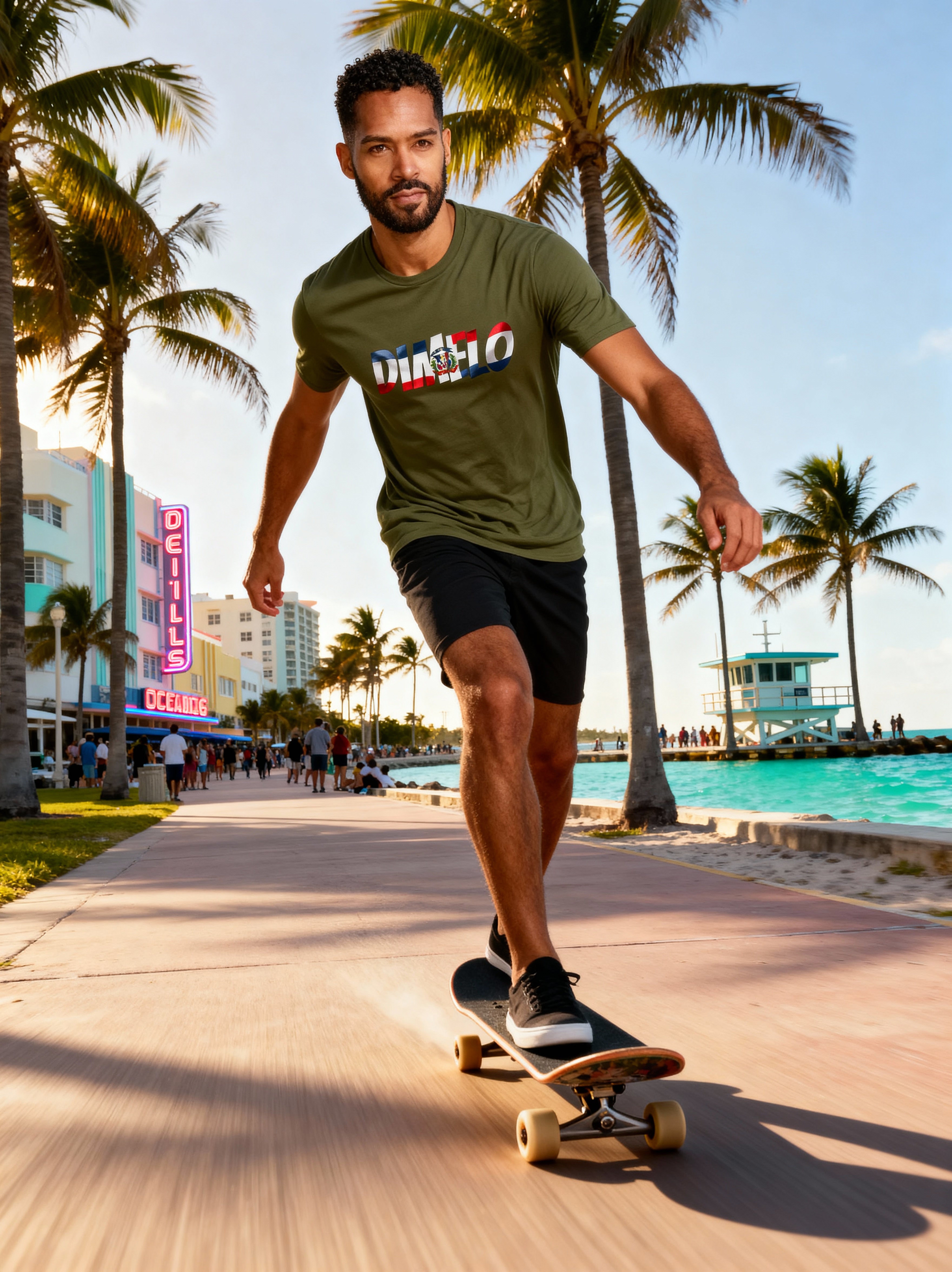 DIMELO Dominican Flag T-Shirt