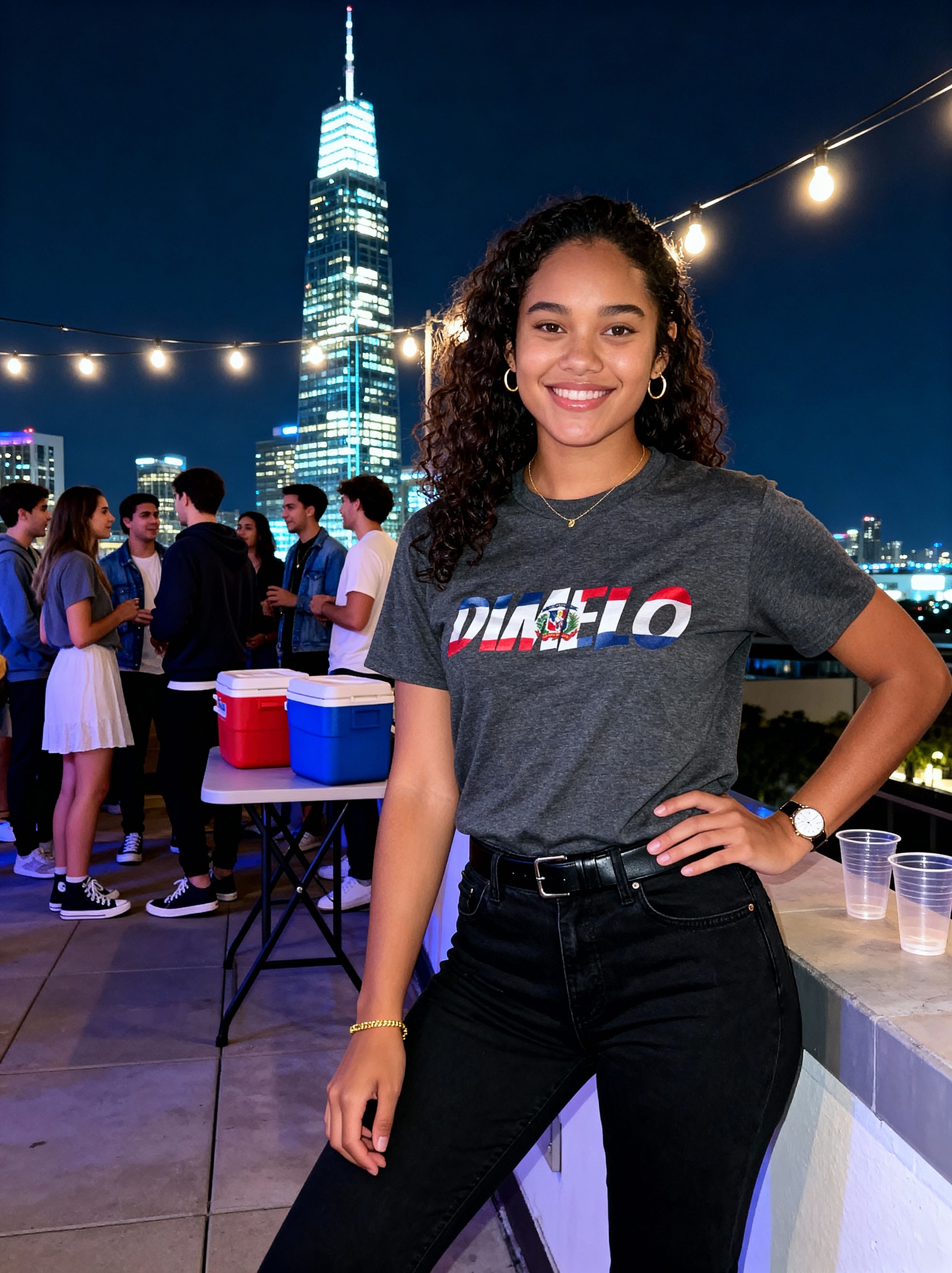 DIMELO Dominican Flag T-Shirt