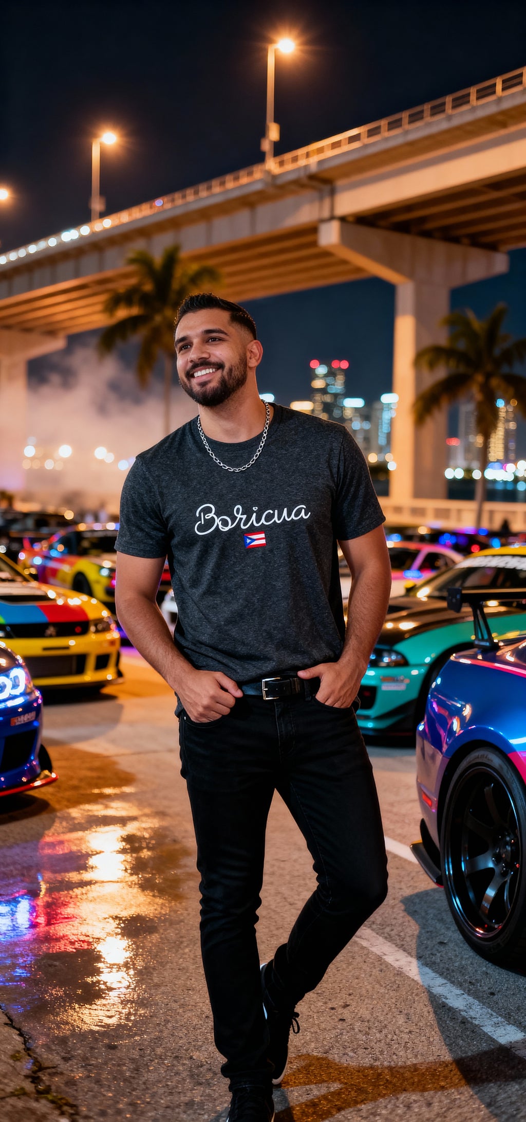 Boricua T-Shirt with Puerto Rico Flag