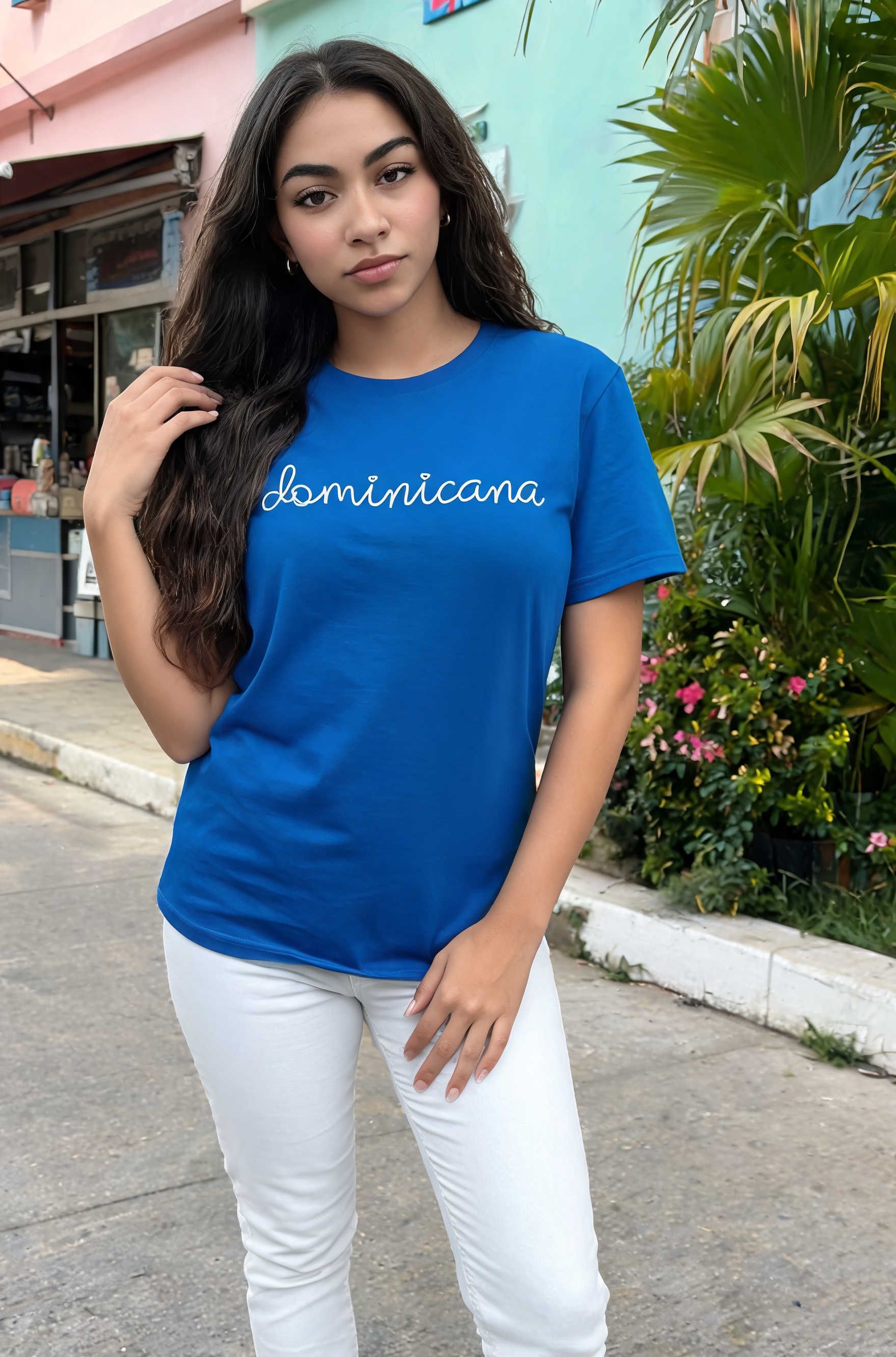 Dominicana lower case with hearts