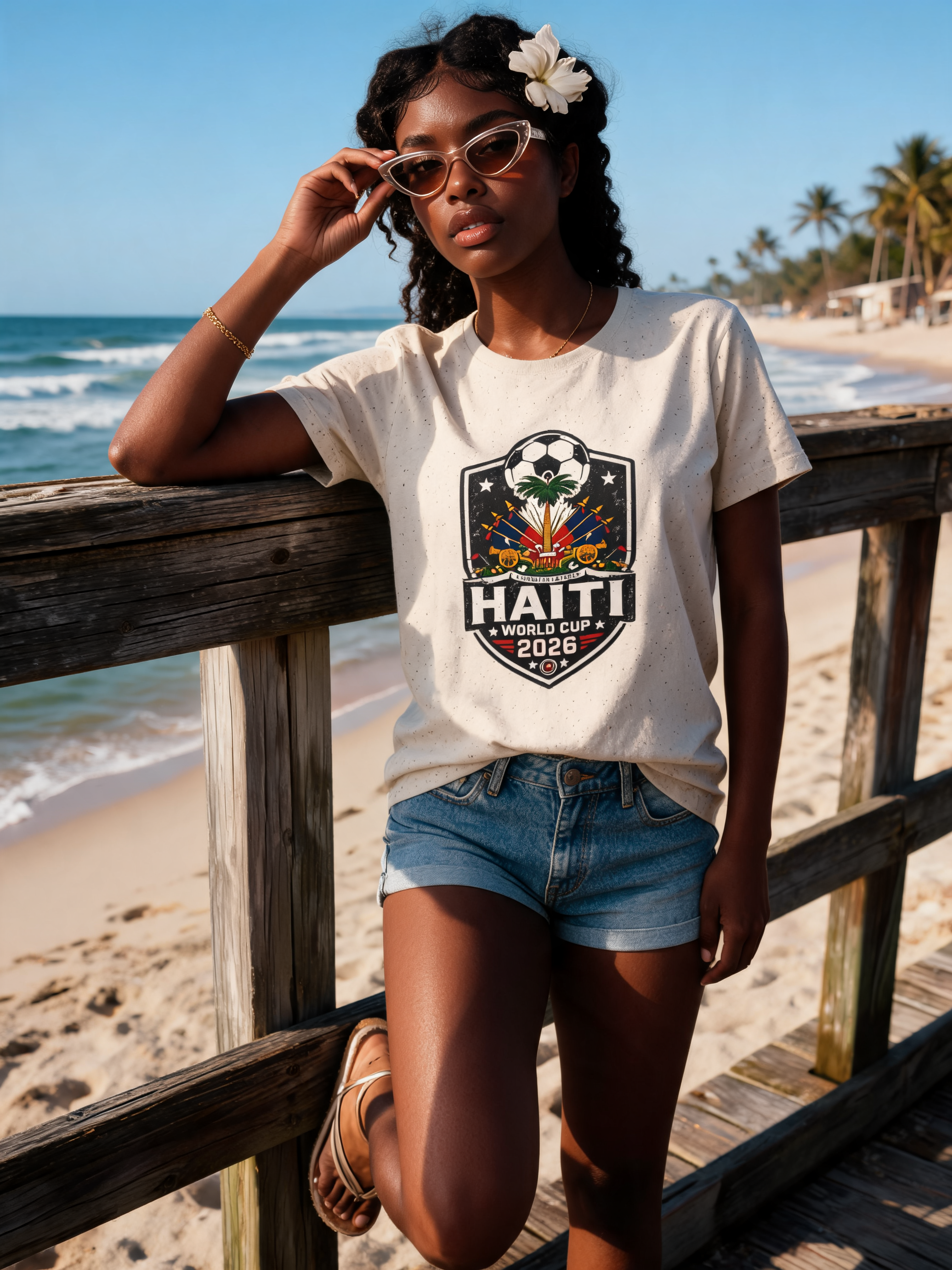 Haiti World Cup 2026 Soccer Tee