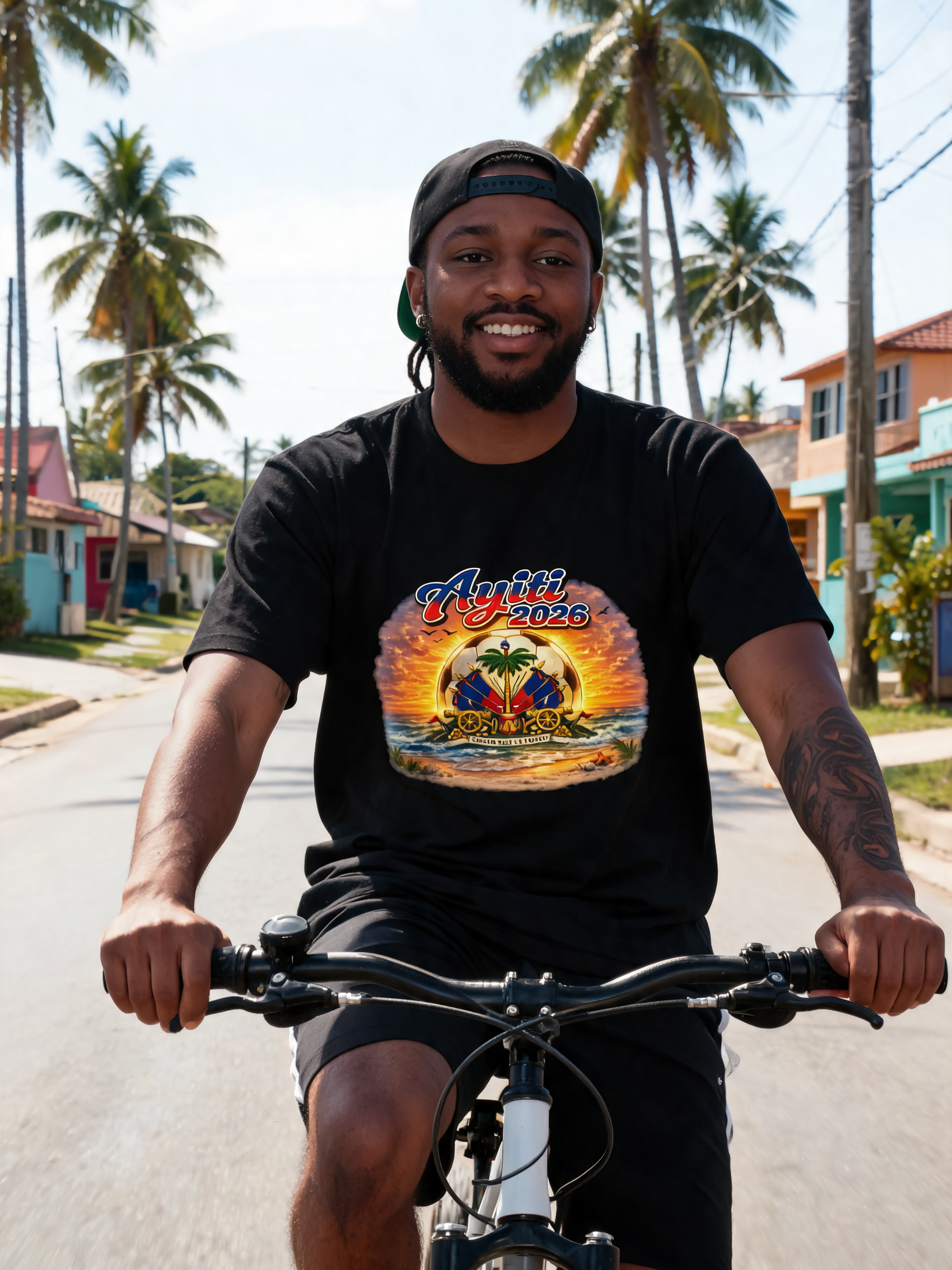 Sunset Ayiti 2026 Soccer Tee