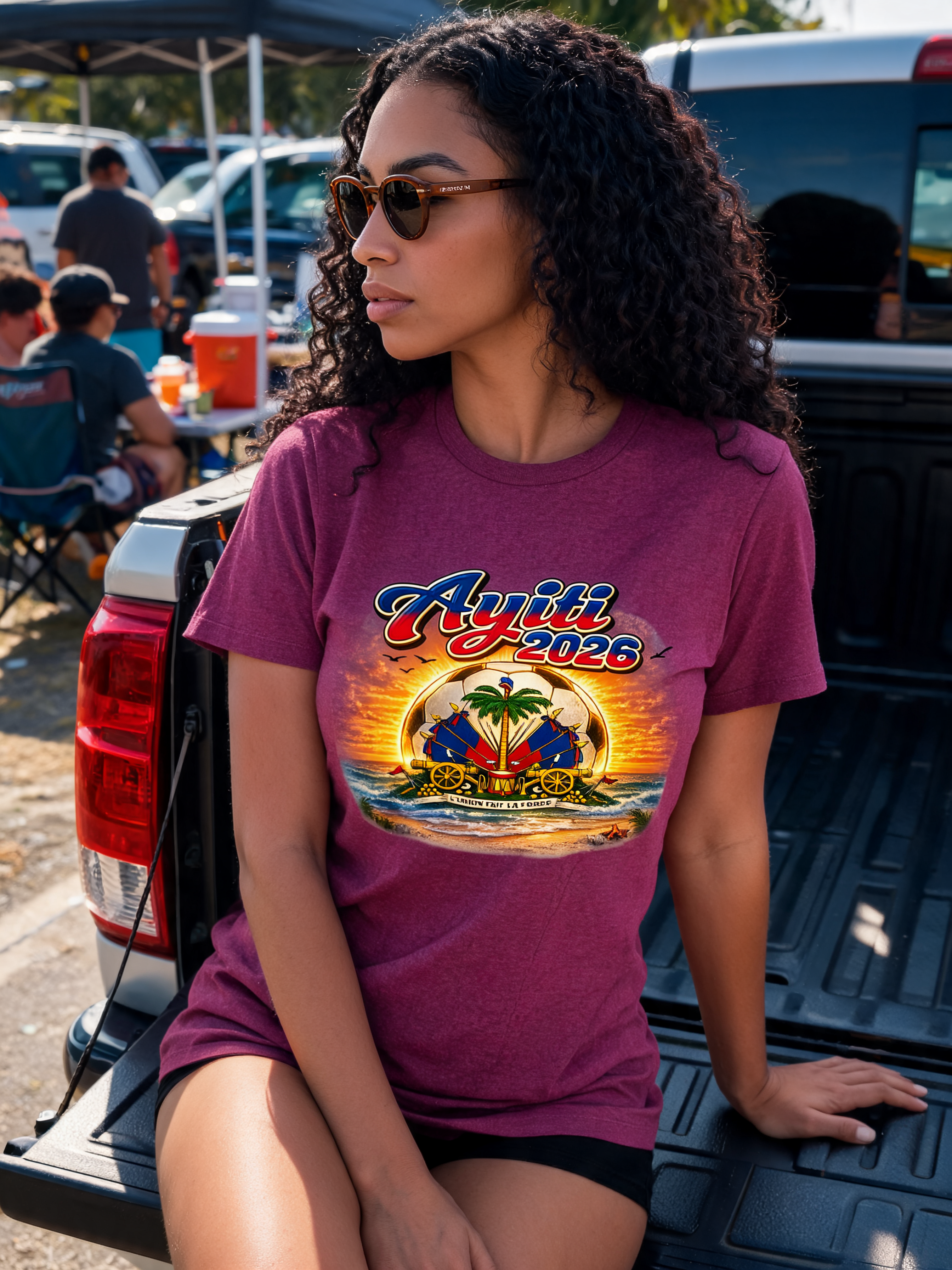 Sunset Ayiti 2026 Soccer Tee