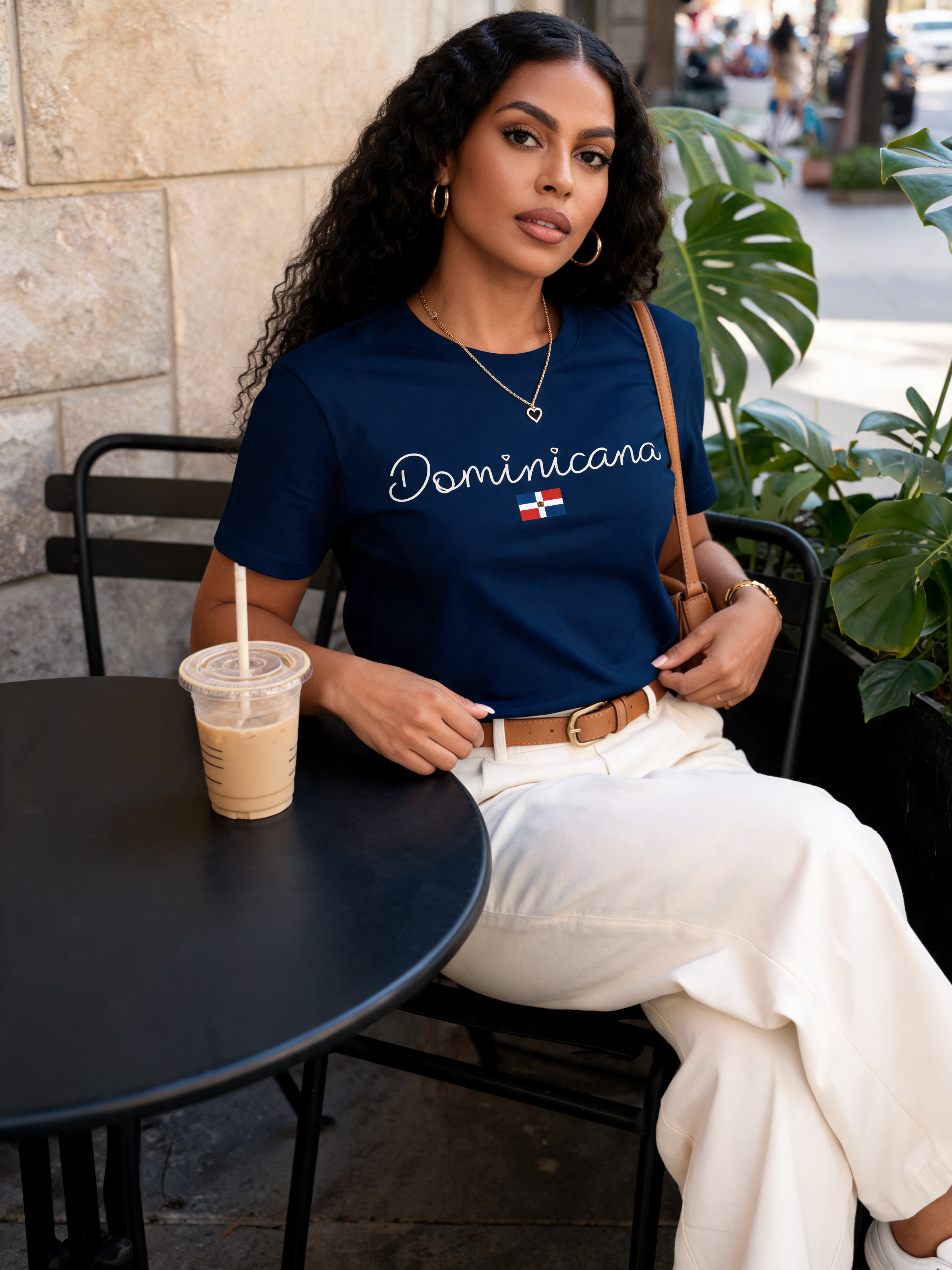 Dominicana small flag Tee