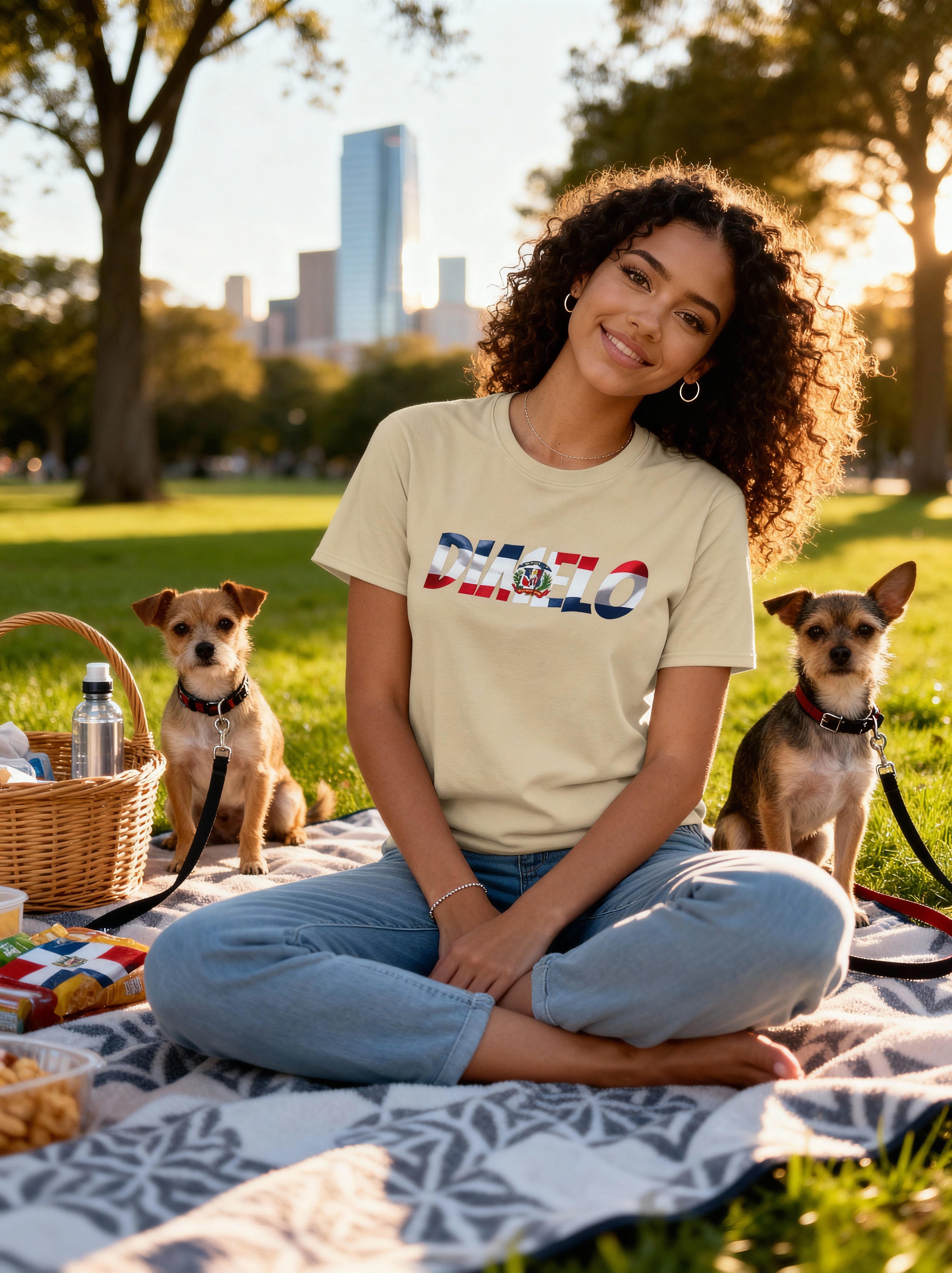 DIMELO Dominican Flag T-Shirt